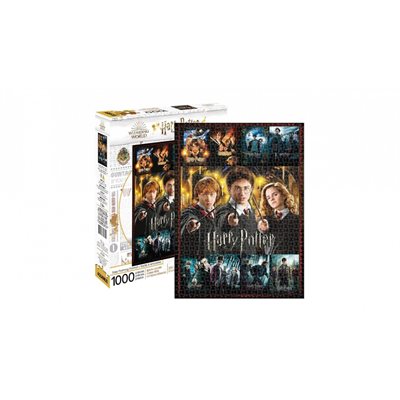 HARRY POTTER Puzzle 1000 Pezzi: Iconico Poster Con Harry, Ron Ed Hermione, 71x51 Cm, Regalo Ufficiale