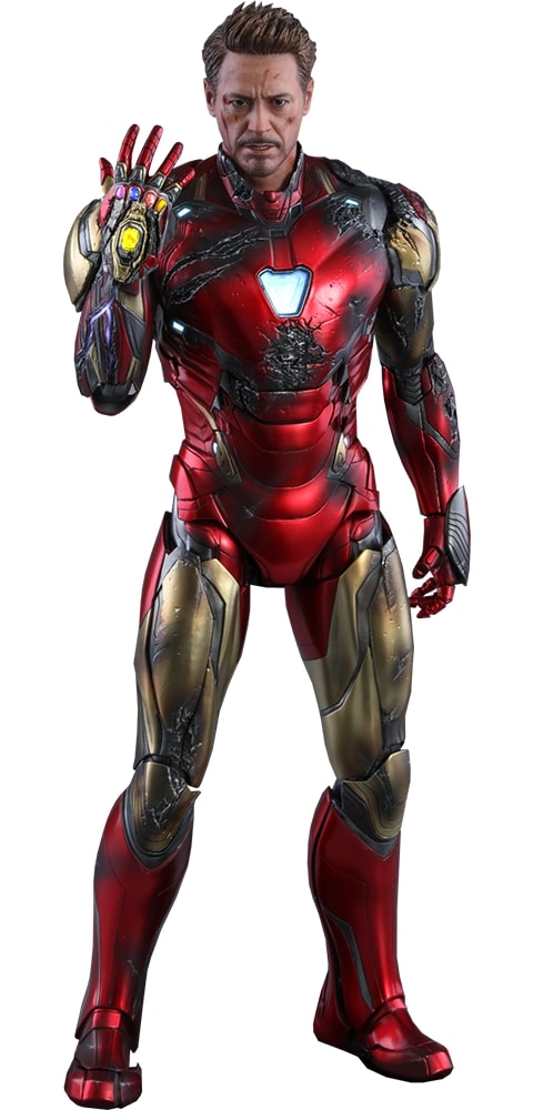 battle damaged iron man hot toys