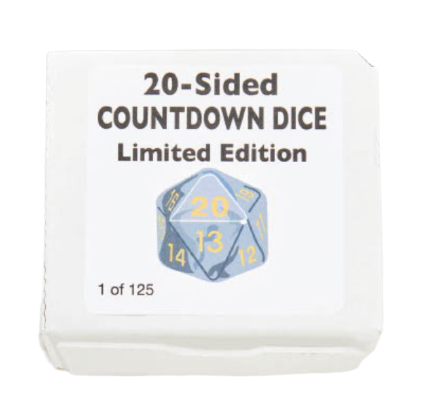 KOPLOW -  1D20 SPINDOWN 55MM - LIMITED EDITION - BLUE image 2