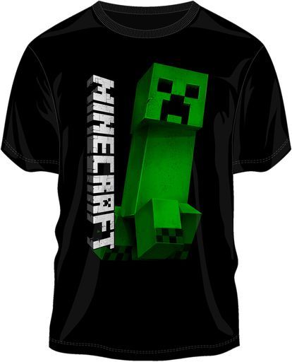 T-shirt Minecraft : Creeper Mosaïque