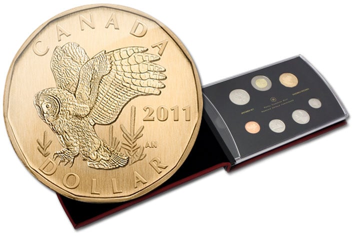 Specimen 2011 Canada 2 Dollars From Mint's Set 