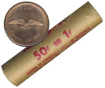 2011 Canada 1 Cent - Non-Mag. - ROULEAU 50 Pieces - Brilliant Incirculées -  Monnaie Canada