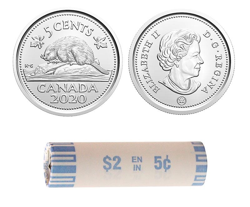 2007 RCM Mint Mark Original Five Cent Roll 