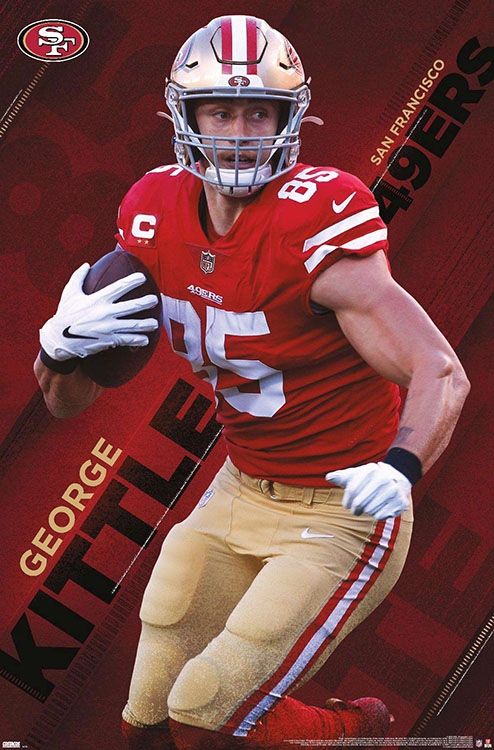 NFL SAN FRANCISCO 49ERS - GEORGE KITTLE POSTER (22 X 34)