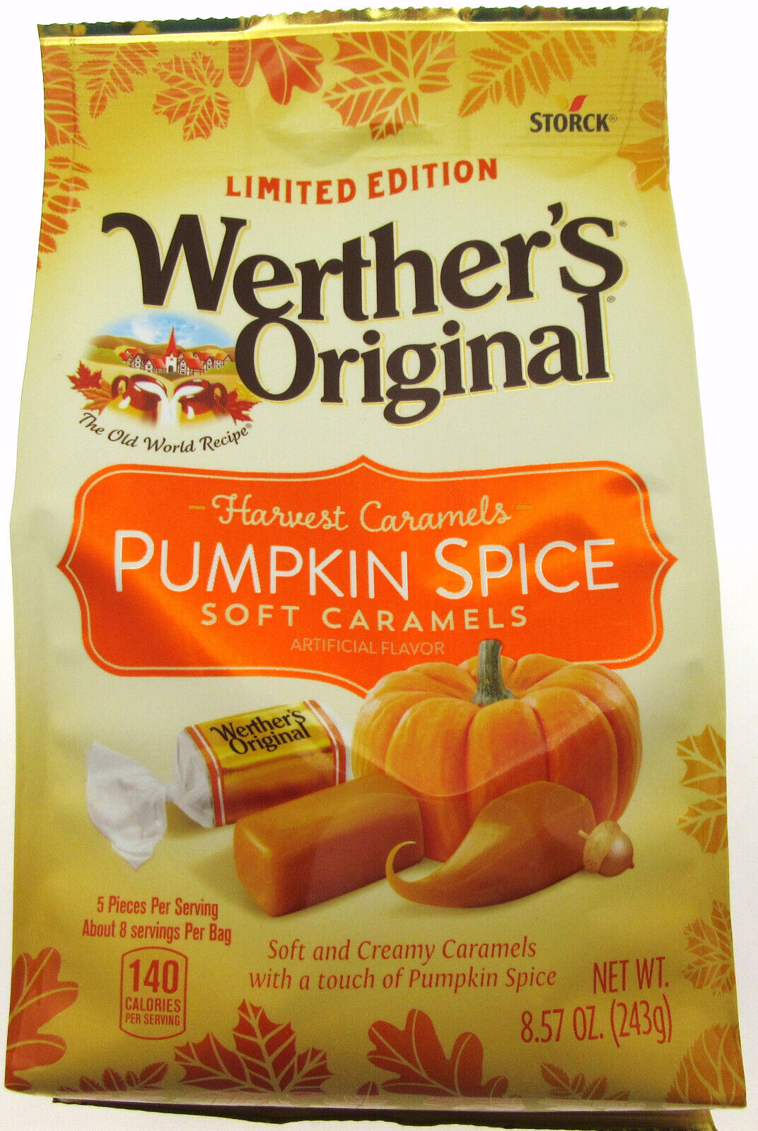 WERTHER&amp;#39;S ORIGINAL - SOFT CARAMELS - PUMPKIN SPICE (243G)