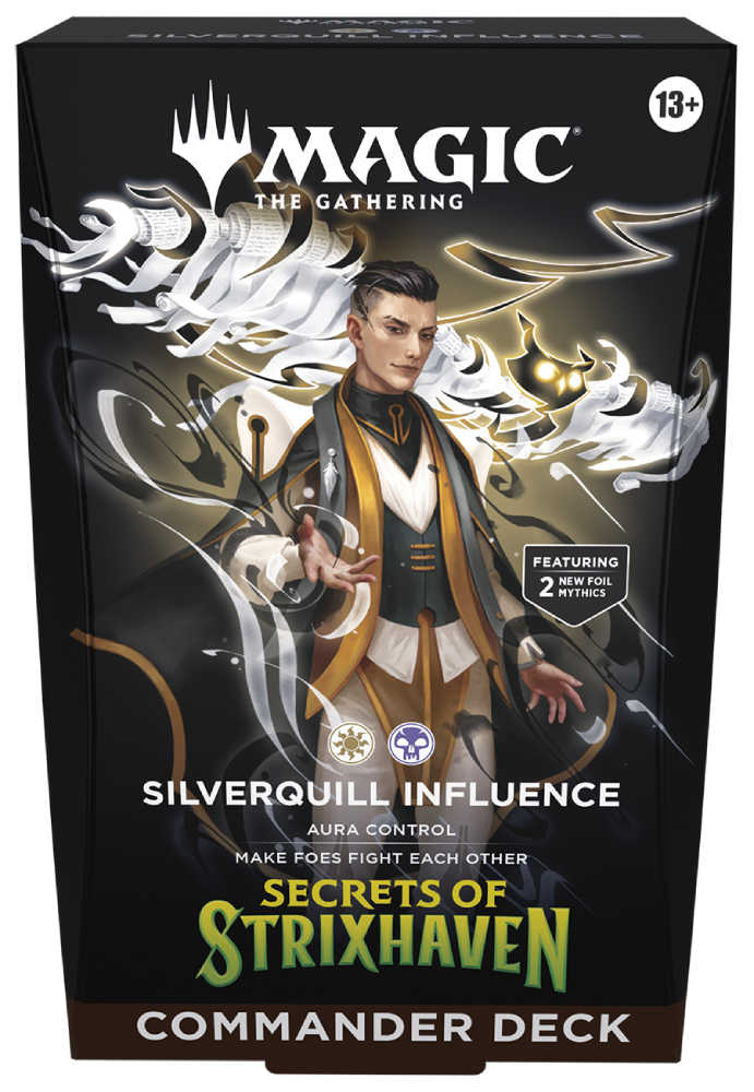 MAGIC THE GATHERING - SILVERQUILL INFLUENCE - COMMANDER DECK