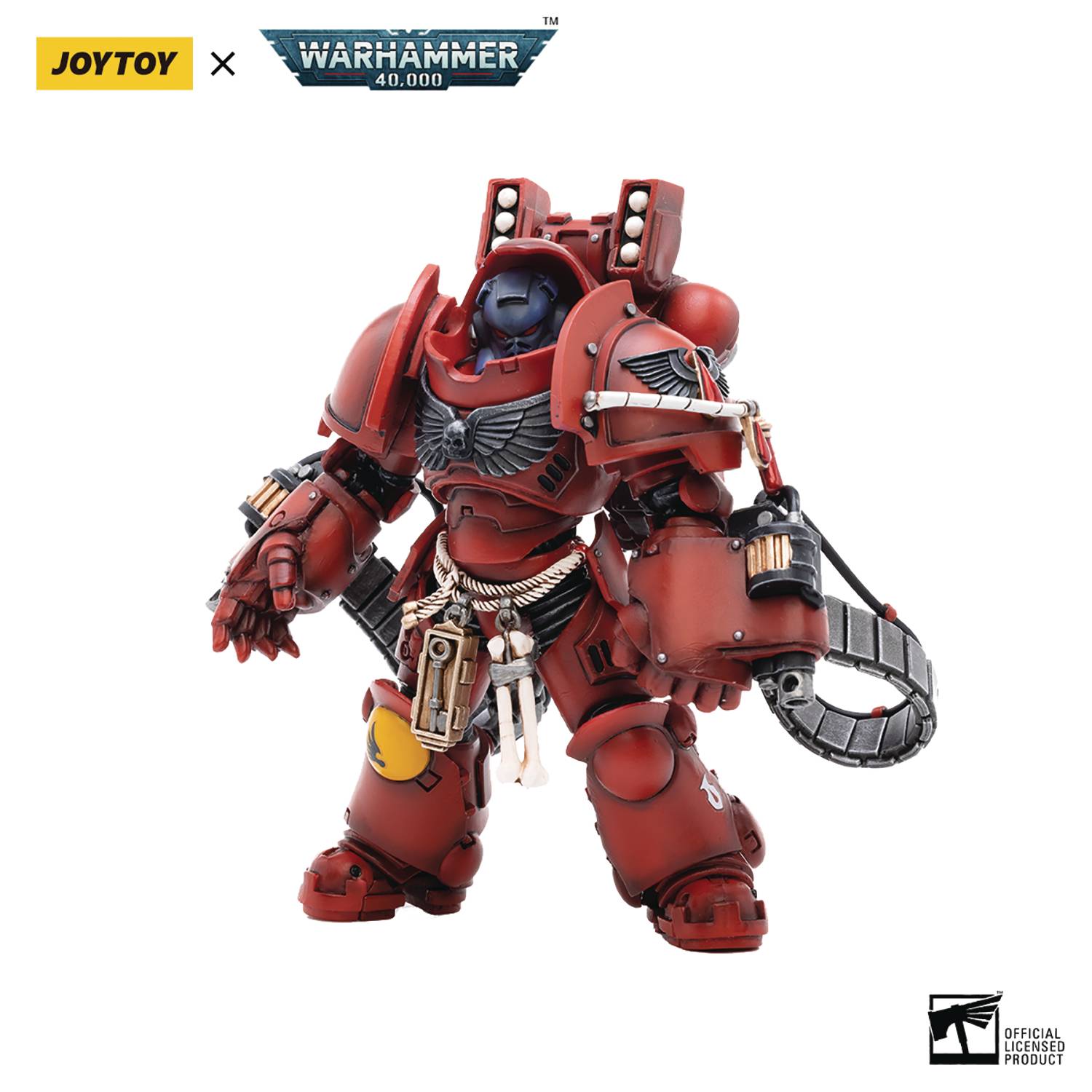 WARHAMMER 40K - BLOOD ANGELS INTERCESSORS BRO MARINE 4 FIGURE - 1/18 SCALE  - JOYTOY