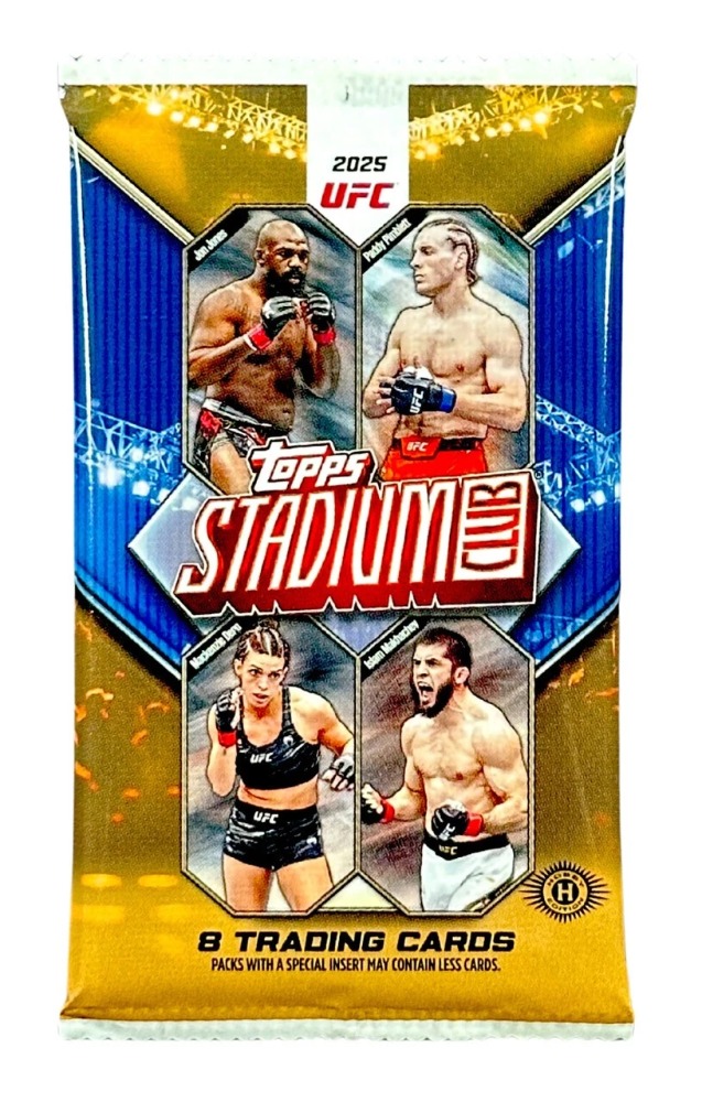 2025 UFC - TOPPS STADIUM CLUB - HOBBY BOX (P8/B16)