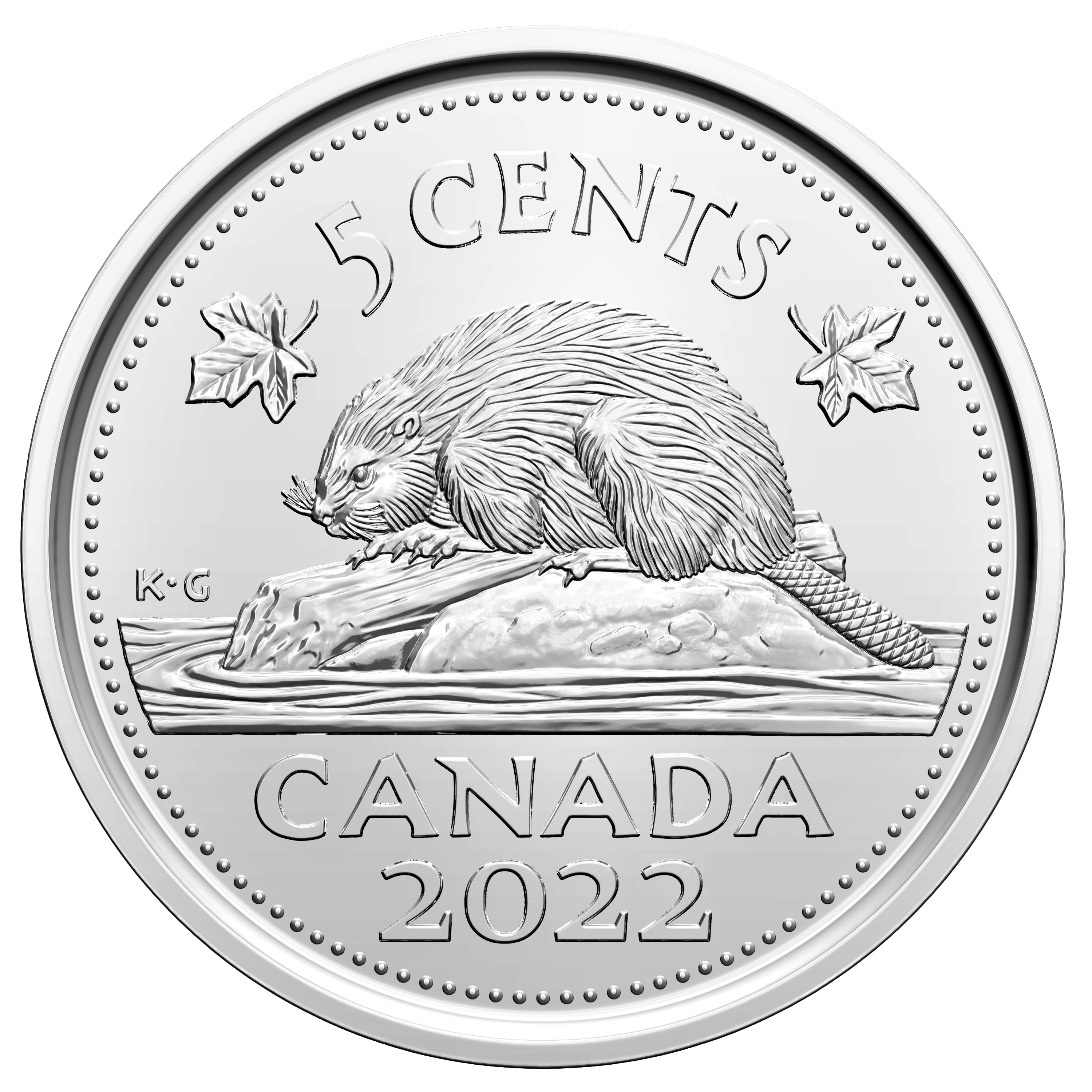 5 CENT 2022 RCM LOGO CLASSIC 5 CENT BRILLIANT UNCIRCULATED BU 
