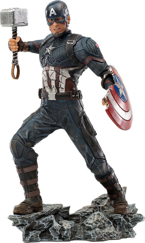 Figurine Captain America, 1 unité – Marvel : Cadeaux pour tout petits