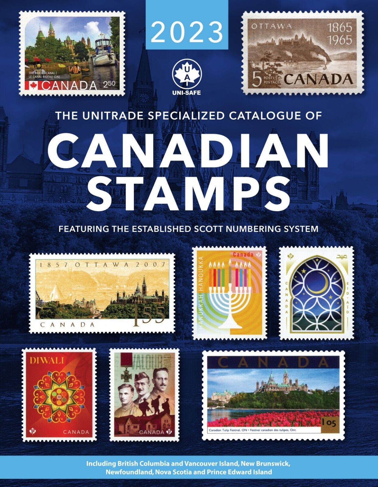 CANADA 2023 UNITRADE SPECIALIZED CATALOGUE OF CANADIAN STAMPS