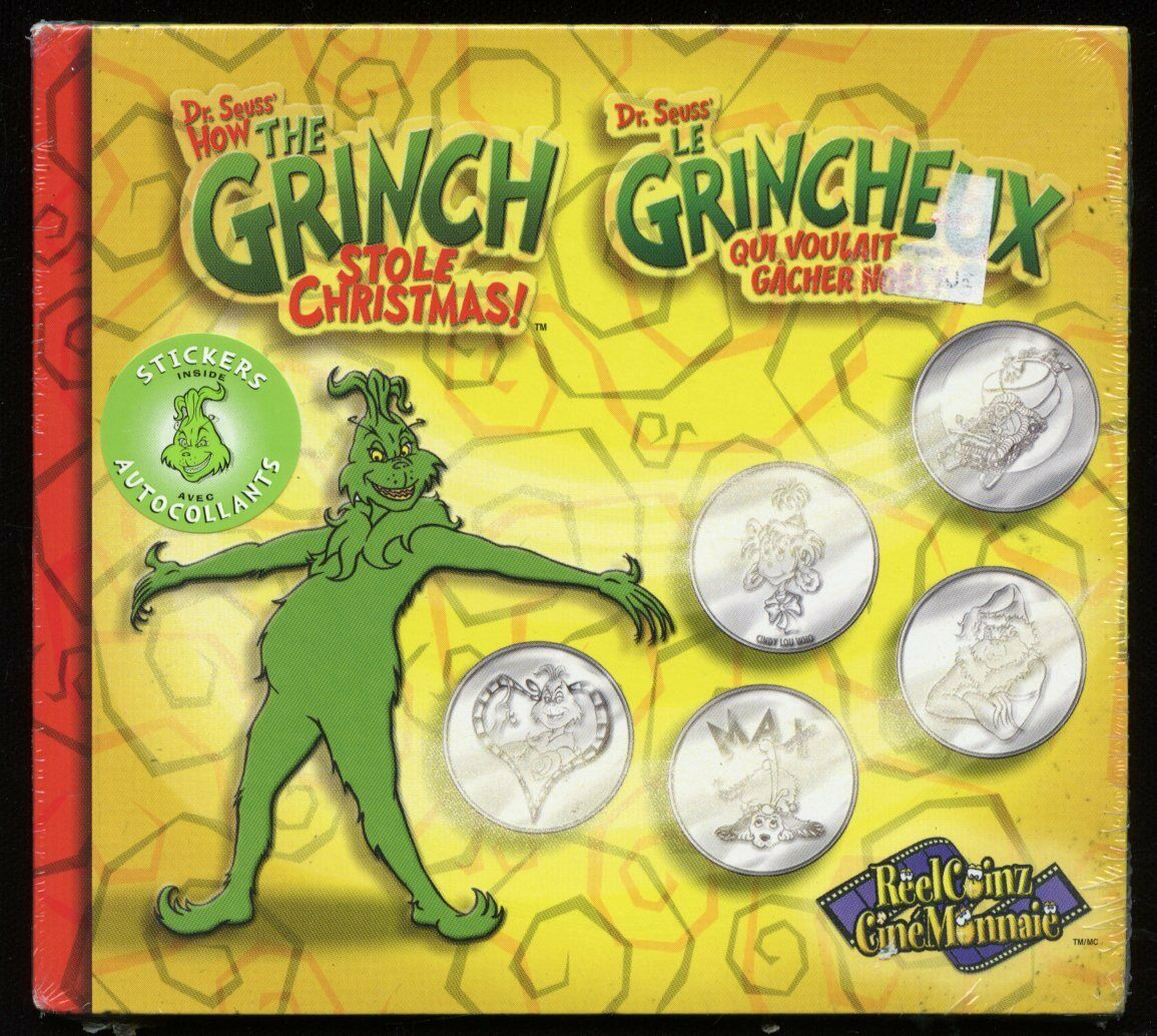 DR. SEUSS HOW THE GRINCH STOLE CHRISTMAS METAL TIN LUNCH BOX MINT
