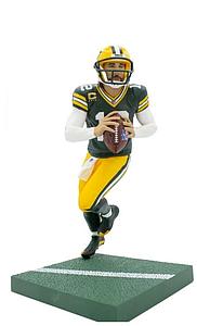 Aaron Rodgers (Green Bay Packers) Sealed Case Imports Dragon NFL 6 Fig  Series 3 - CLARKtoys