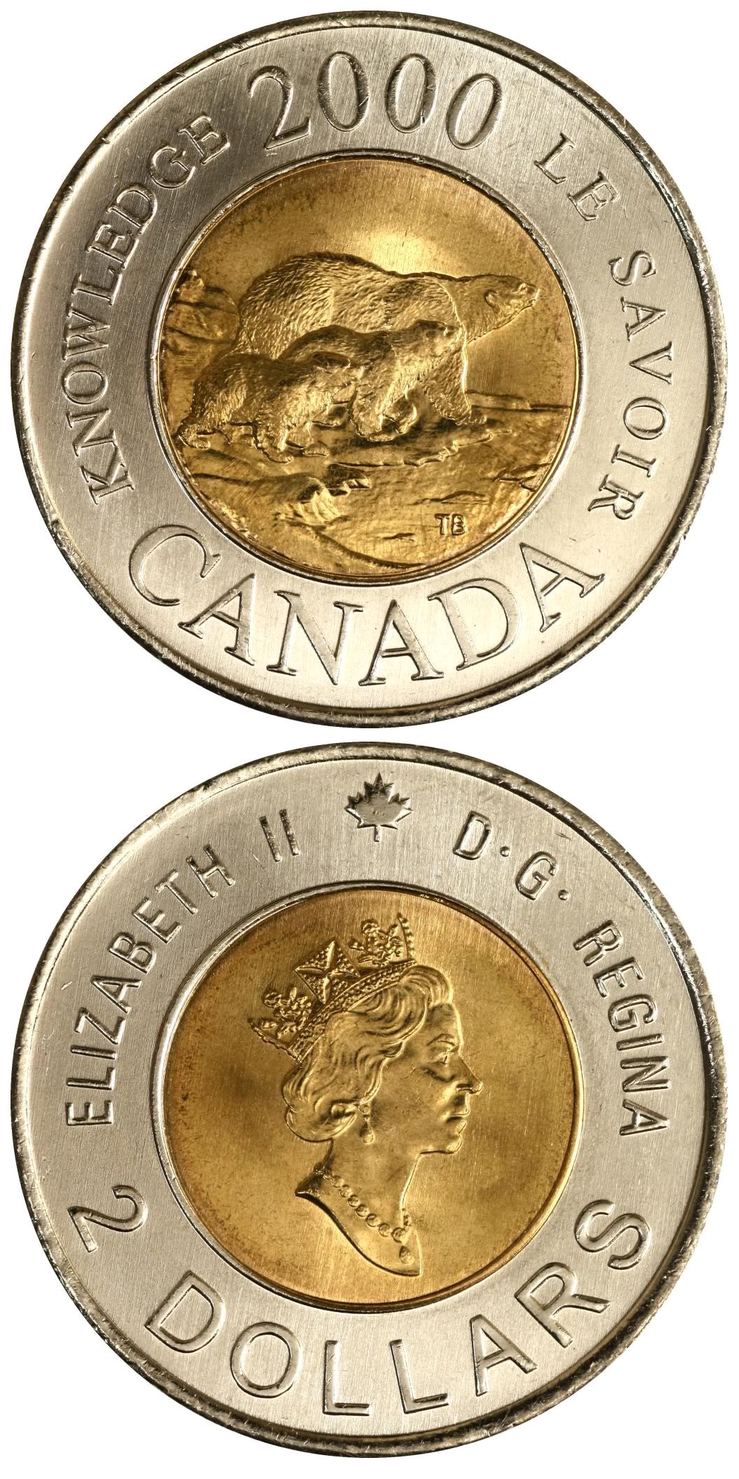 2 DOLLARS 2 DOLLARS 2000 LE SAVOIR BRILLANT INCIRCUL BU 