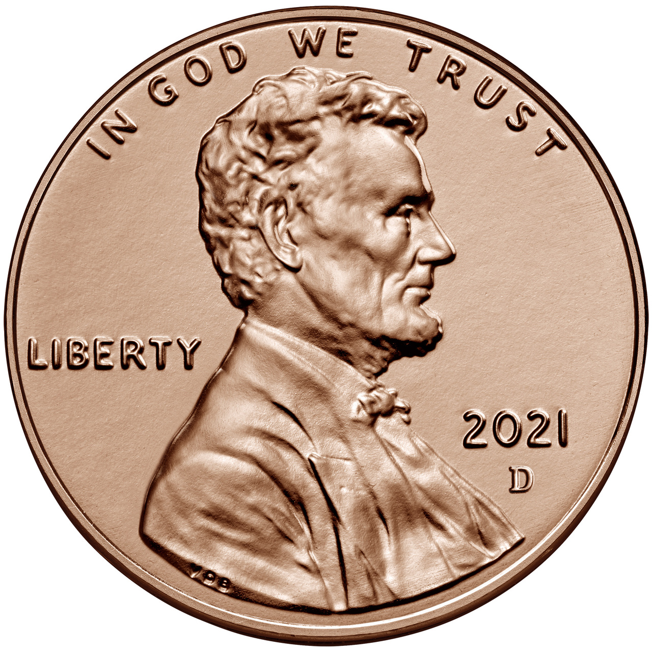 1 CENT 2021 D 1 CENT BU 2021 UNITED STATES COINS