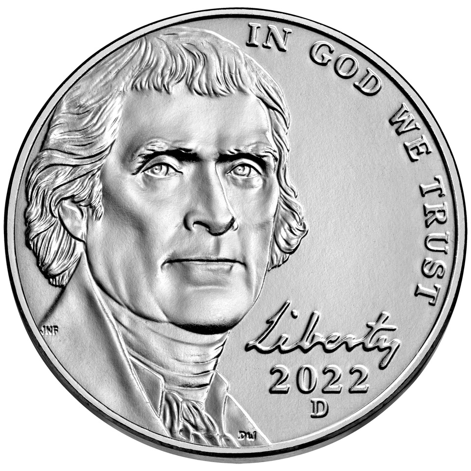 5 CENTS 5 CENTS 2022 D BU PI CES DES TATS UNIS 2022