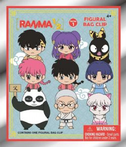 RANMA 1/2 - RANDOM 3D FOAM BAG CLIP - SERIES 1