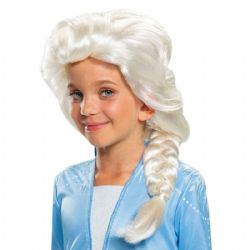 Perruque Reine Des Neiges Elsa Blonde - Cosplay Enfant Fille Princesse Carnaval Halloween