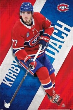 LNH CANADIENS DE MONTREAL -  AFFICHE KIRBY DACH 23 (56 CM X 86.5 CM)