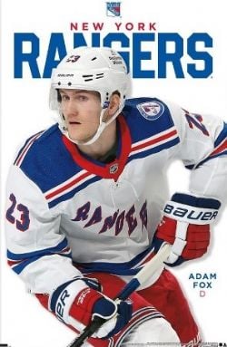 LNH RANGERS DE NEW YORK -  AFFICHE ADAM FOX 23 (56 CM X 86.5 CM)