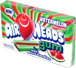 AIR HEADS - BUBBLE GUM - WATERMELON / GUMS