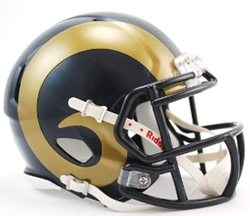 RAMS DE ST. LOUIS - MINI RÉPLIQUE DE CASQUE (2000-2016)