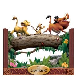 LE ROI LION -  PORTE-LIVRE SIMBA, TIMON ET PUMBA