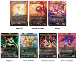 MAGIC THE GATHERING -  NON FOIL - SECRET LAIR X SONIC: FRIENDS & FOES -  SECRET LAIR