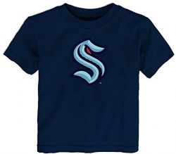 KRAKEN DE SEATTLE -  T-SHIRT DU LOGO - BLEU MARIN