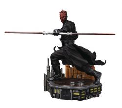 STAR WARS - THE PHANTOM MENACE DARTH MAUL FIGURE - 1/10 SCALE -  IRON STUDIOS