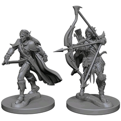 Pathfinder Deep Cuts Unpainted Miniature: Half-Orc Male Barbarian - Pre-Primed For Painting