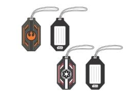 STAR WARS -  ALLIANCE REBELLE & EMPIRE GALACTIQUE (LOGOS) -  ÉTIQUETTE DE BAGAGE EN CAOUTCHOUC