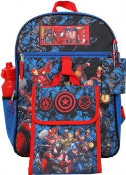 MARVEL - SAC À DOS 16 ENSEMBLE DE 5 PIÈCES