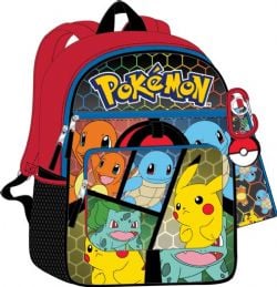POKÉMON - ENSEMBLE DE SAC À DOS 5 PIÈCES POUR JEUNES DE POKÉMONS DE DÉPART