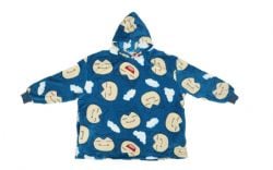 POKEMON -  SNORLAX BLUE OVERSIZED HOODED BLANKET