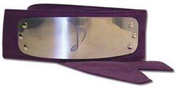 NARUTO -  HIDDEN SOUND VILLAGE METALLIC HEADBAND (OTOGAKURE NO SATO) - PURPLE