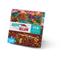 Crocodile Creek Puzzle 48 Pezzi – Above & Below/Earth & Space – Gioco Educativo Per Bambini