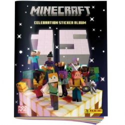 MINECRAFT -  ALBUM AUTOCOLLANTS PANINI - 15E ANNIVERSAIRE DE MINECRAFT