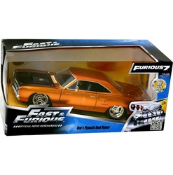 PLYMOUTH - DOM\'S ROAD RUNNER 1/24 - ORANGE -  RAPIDE ET DANGEREUX