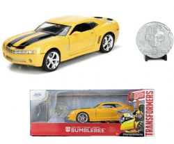TRANSFORMERS - CHEVROLET - 2006 CHEVY CAMARO 1/24 - BUMBLEBEE - JAUNE
