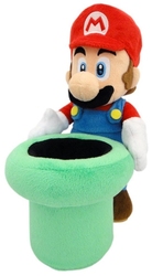 SUPER MARIO - PELUCHE DE MARIO AVEC TUYAU DE TÉLÉPORTATION (23 CM)