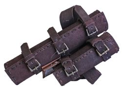 SCABBARDS -  DOUBLE BACK HANGER SUEDE - BROWN