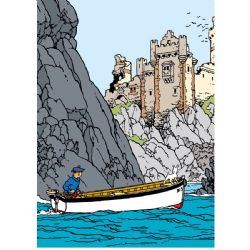 TINTIN - PLASTIQUE FOLDER BLACK ISLAND (8½ X 11)