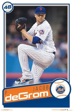 MLB NEW YORK METS -  JACOB DEGROM 19 POSTER (22