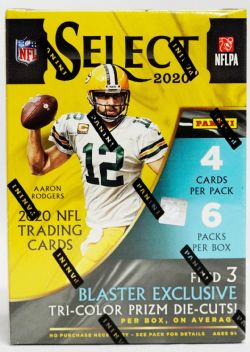 2020 FOOTBALL - PANINI SELECT BLASTER BOX (TRI-COLOR PRIZMS)
