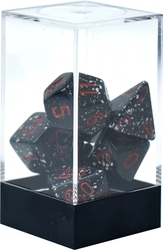 7 DICE RPG SET - 7 DICE, SPACE -  SPECKLED CHX