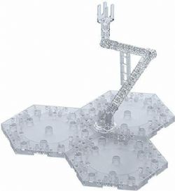 GUNDAM - ACTION BASE 4 FOR 1/100 SCALE MODEL CLEAR -  MOBILE SUIT GUNDAM