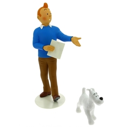 TINTIN - TINTIN & MILOU STATUE (10 IN)