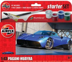 thumbnail interactive-video image 1 of AIR55005 Bugatti Chiron 1/43 Scale Model Kit | Small Starter Set With Glue, Paint & Brushes 1 of 13