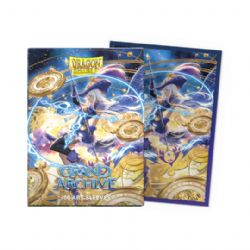 DRAGON SHIELD - STANDARD SIZE SLEEVES - ALICE, GOLDEN QUEEN - DUAL